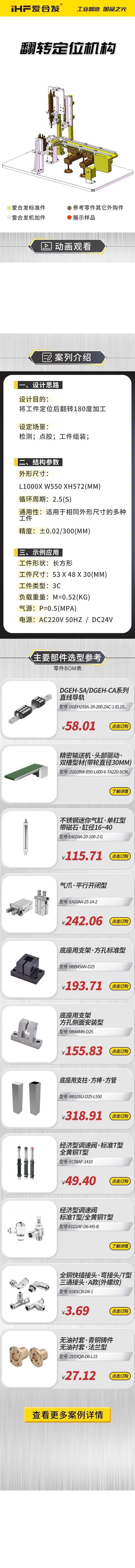 愛合發(fā)：案例介紹，翻轉(zhuǎn)定位機構(gòu)！